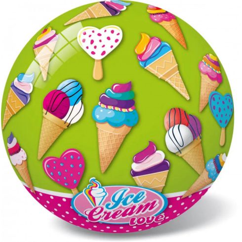 Labda Ice Cream Love 23 cm - zöld