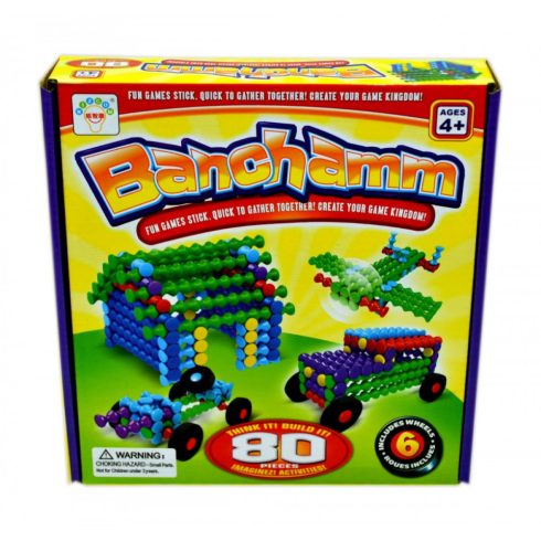 Banchamm 80db-os építőjáték készlet