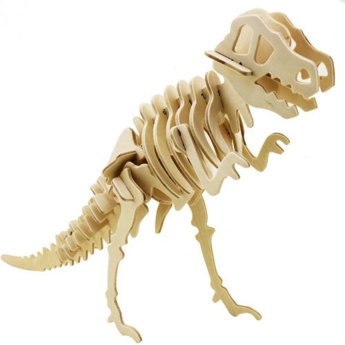 3D Fa Puzzle - T-Rex Dínós