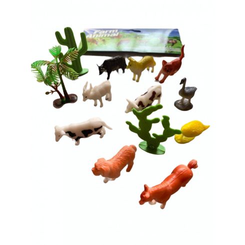 Játék mini farm állatai