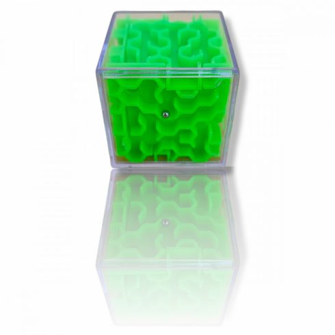 mini-labirintus-kocka-zold