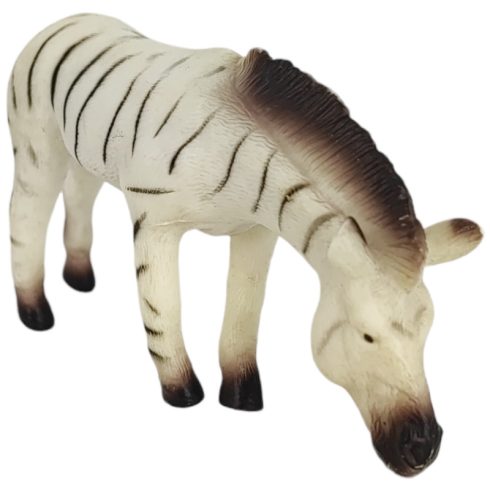 Műanyag zebra figura