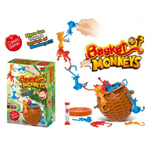 Basket of Monkeys Egyensúlyozó majmok társasjáték