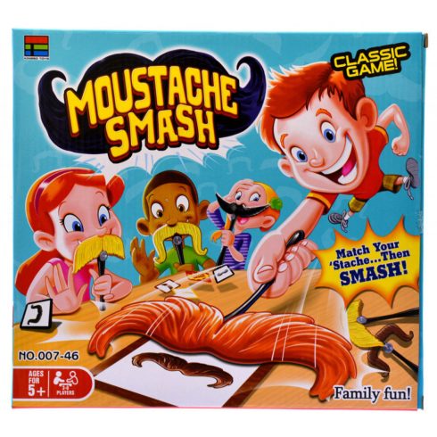 Társasjátékok - Mustache Smash Bajszos ügyességi