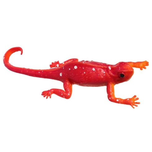 Játék színváltoztató kaméleon állatfigura- Piros