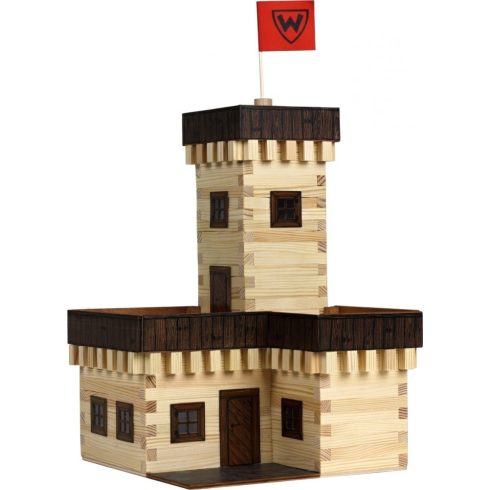 Kreatív játékok - Nyári kastély fa épületmakett építő készlet