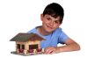 Építőjáték - Építős játékok - Ház építős játék fából Alpesi faház