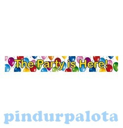 Party kellékek és dekorációk - The Party is here Banner