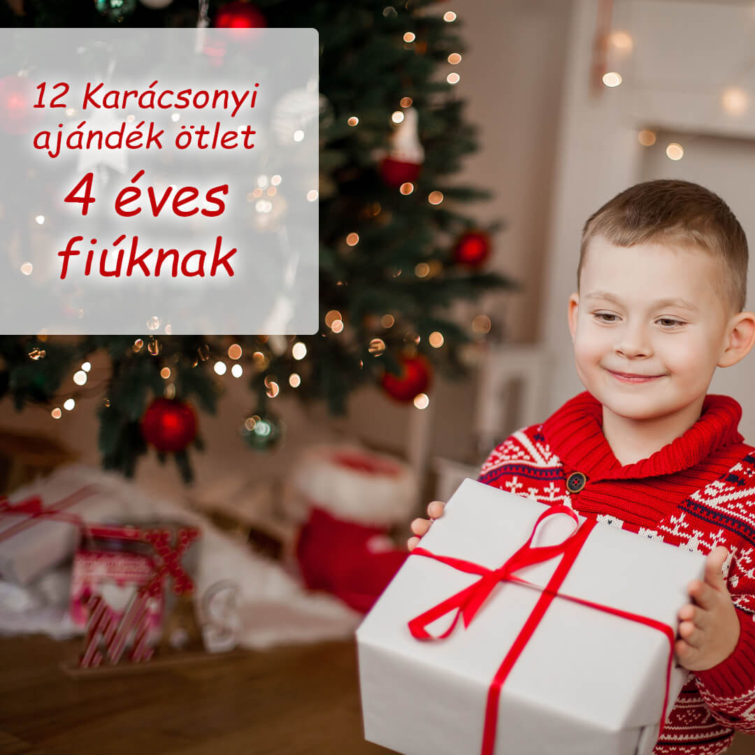 12 Karácsonyi ajándék ötlet 4 éves fiúnak