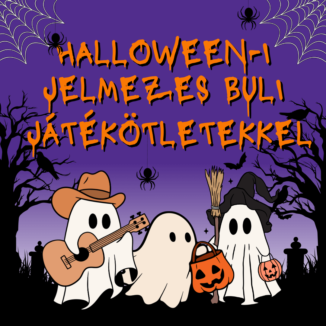 Halloween-i jelmezes buli játékötletekkel